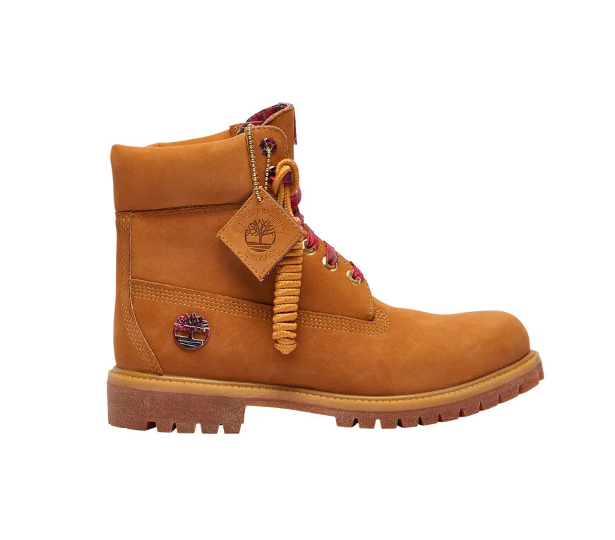 Timberland boots with outlet plaid